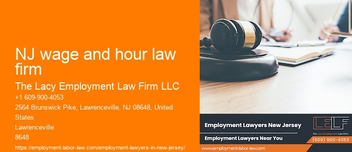 NJ wage and hour law firm