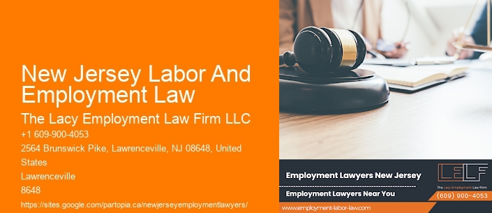 New Jersey Labor And Employment Law