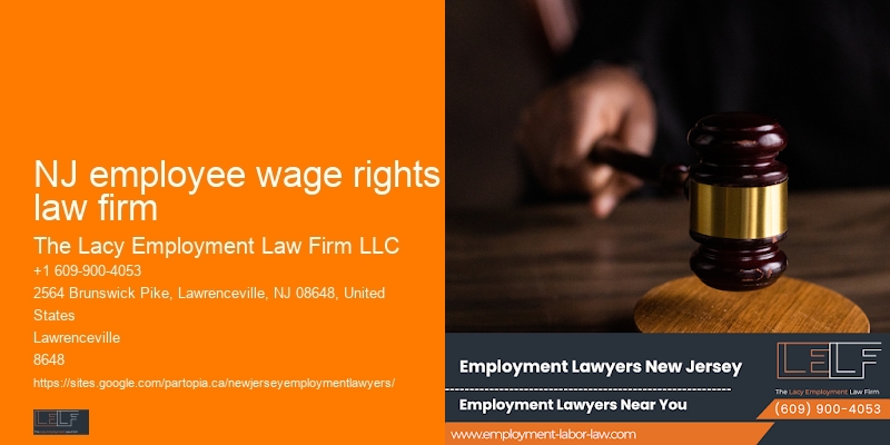 NJ employee wage rights law firm