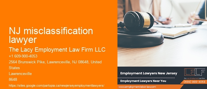 NJ misclassification lawyer