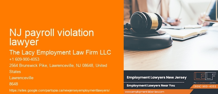 NJ payroll violation lawyer
