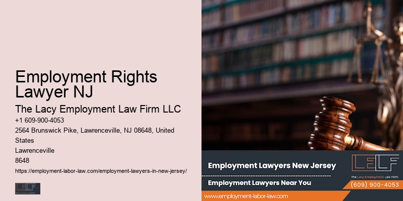 New Jersery Employment Lawyer Free Consultation