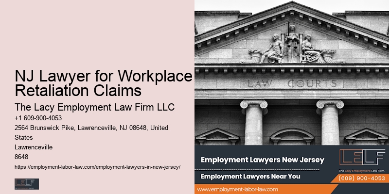 NJ Lawyer for Workplace Retaliation Claims
