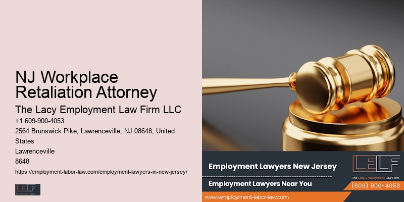 NJ Workplace Retaliation Attorney Workplace Legal Advisor