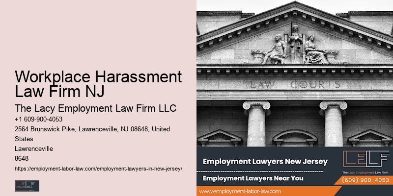 Workplace Harassment Law Firm NJ