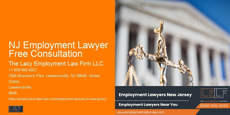 NJ Employment Lawyer Free Consultation