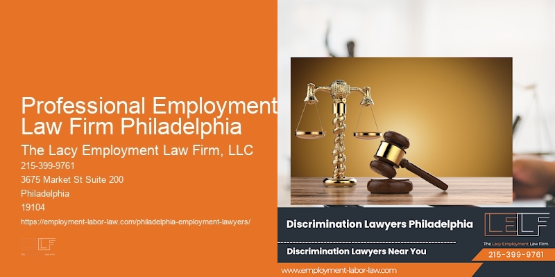 Professional Employment Law Firm Philadelphia