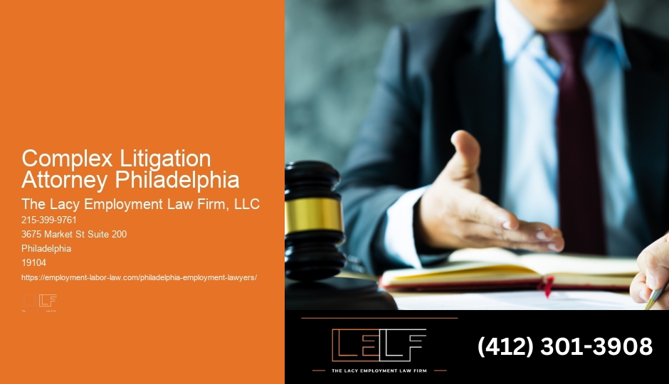 Complex Litigation Attorney Philadelphia Top Litigation Specialist