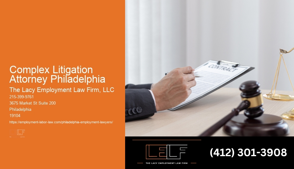 Local Legal Support Expert Complex Litigation Attorney Philadelphia