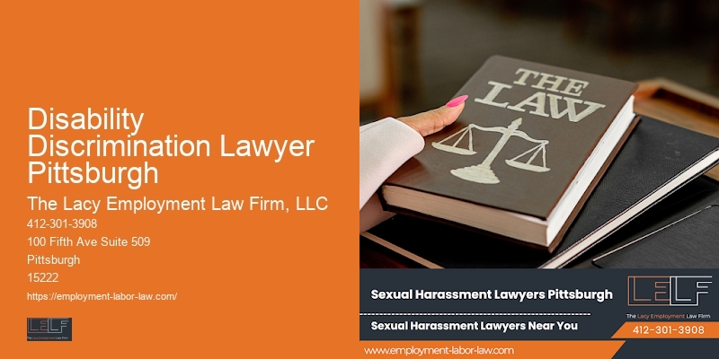 Employment Legal Resources Disability Discrimination Lawyer Pittsburgh