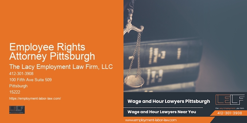 Employee Rights Attorney Pittsburgh Workplace Rights Advocates