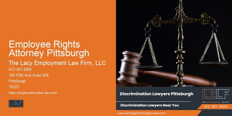 Employee Rights Attorney Pittsburgh Employment Dispute Resolution