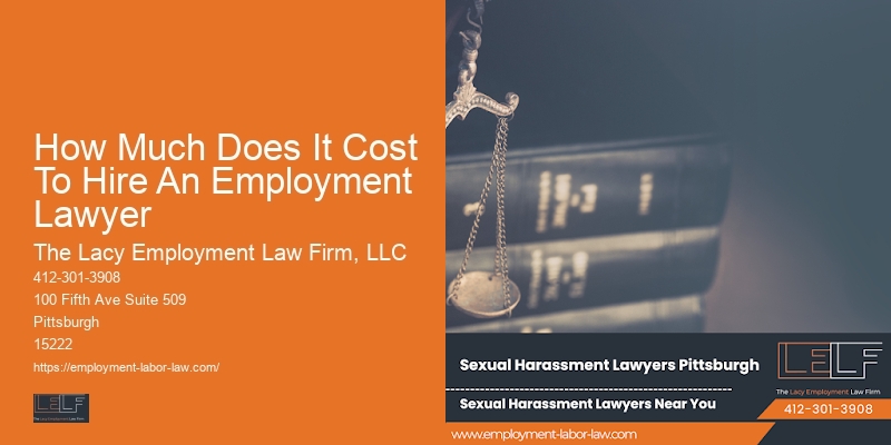 Employment Lawyer How Much Does It Cost To Hire An Employment Lawyer PA