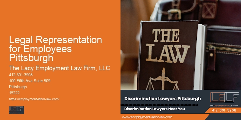 Legal Representation for Employees Pittsburgh Employment Rights Seminars
