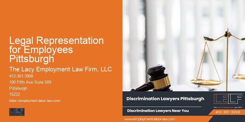Discrimination Prevention Attorney Legal Representation for Employees Pittsburgh