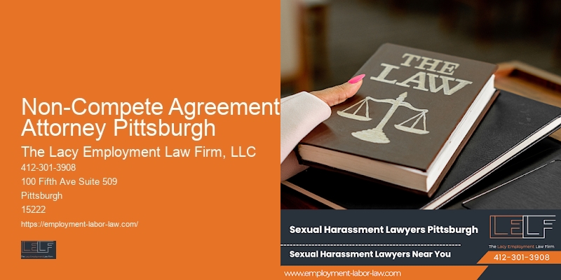 Gender Discrimination Lawyer Non-Compete Agreement Attorney Pittsburgh