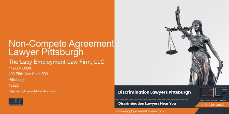 Employee Rights Lawyer Non-Compete Agreement Lawyer Pittsburgh