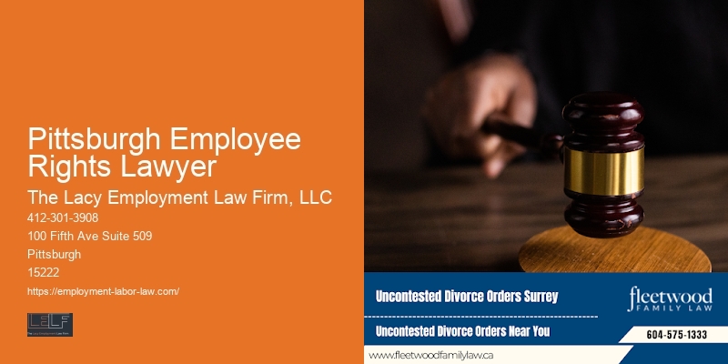 Pittsburgh Employee Rights Lawyer