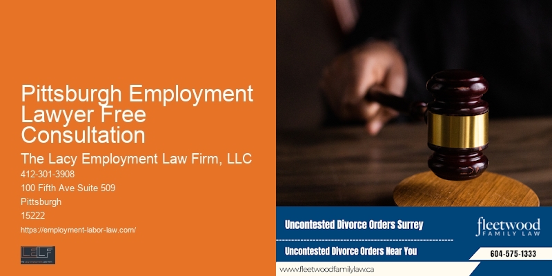 Pittsburgh Employment Lawyer Free Consultation