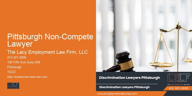 Pittsburgh Non-Compete Lawyer Employment Lawyers