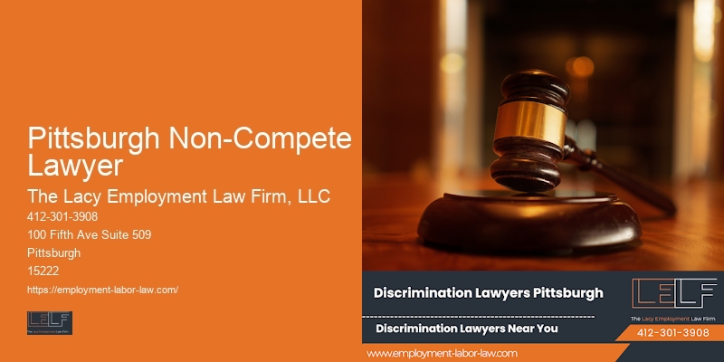 Employment Litigation Lawyer Pittsburgh Non-Compete Lawyer