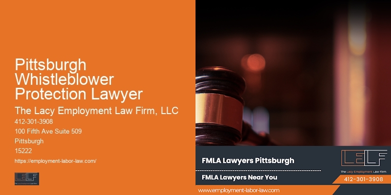 Pittsburgh Whistleblower Protection Lawyer Employment Rights Organizations