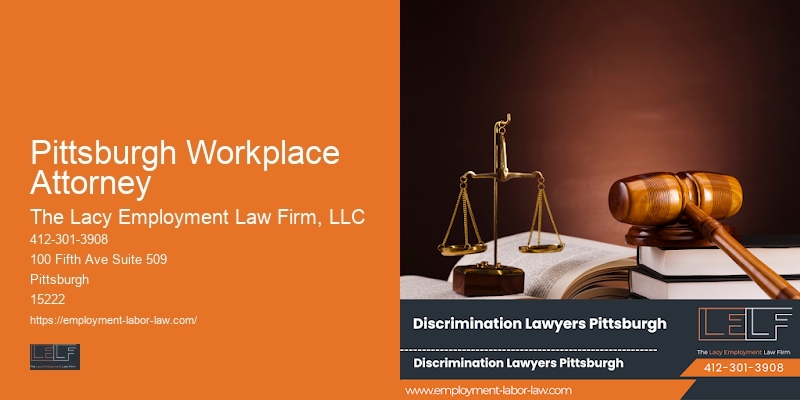 Discrimination Case Lawyer Pittsburgh Workplace Attorney