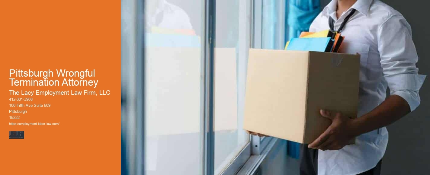 Skilled Employment Lawyers Pittsburgh Wrongful Termination Attorney