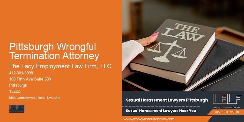 Pittsburgh Wrongful Termination Attorney Employment Rights Lawyer
