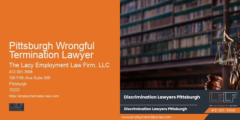 Severance Package Attorney Pittsburgh Wrongful Termination Lawyer