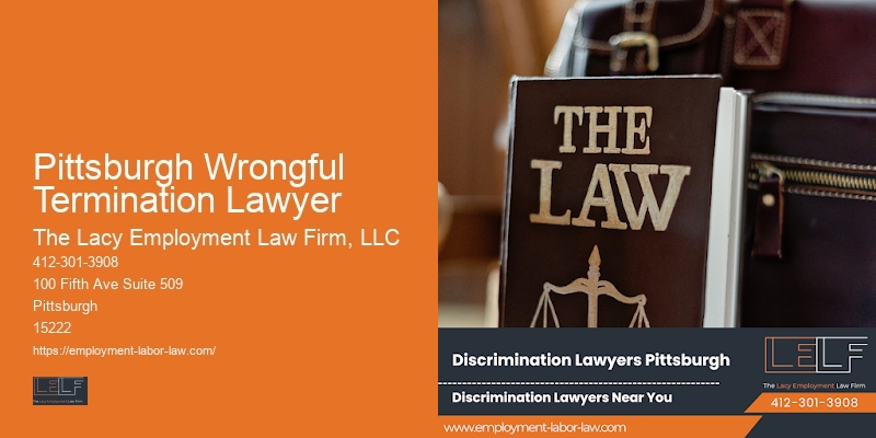 Hiring An Attorney In Pittsburgh Wrongful Termination Lawyer