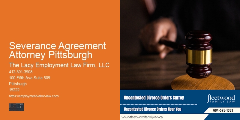 Severance Agreement Attorney Pittsburgh