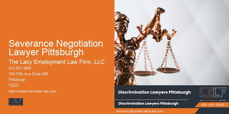 Severance Negotiation Lawyer Pittsburgh Employment Litigation Attorney