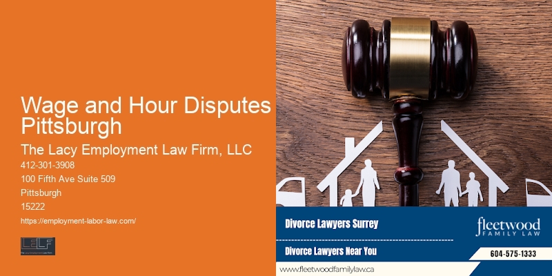 Wage and Hour Disputes Pittsburgh