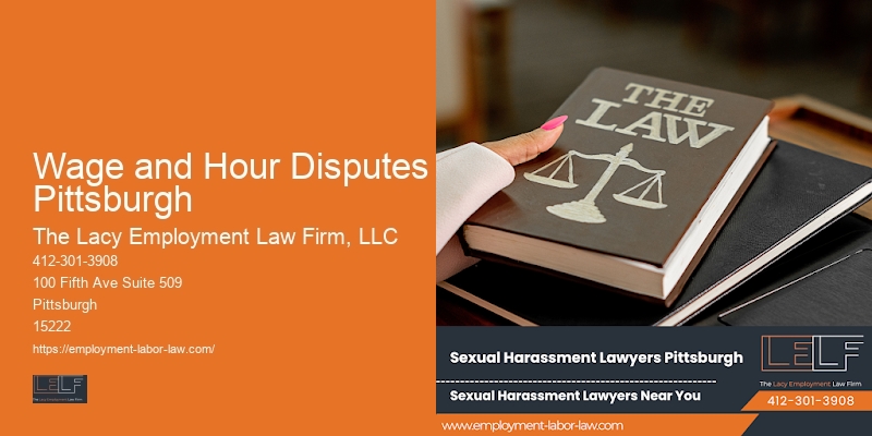 Workplace Rights Consultation Wage and Hour Disputes Pittsburgh