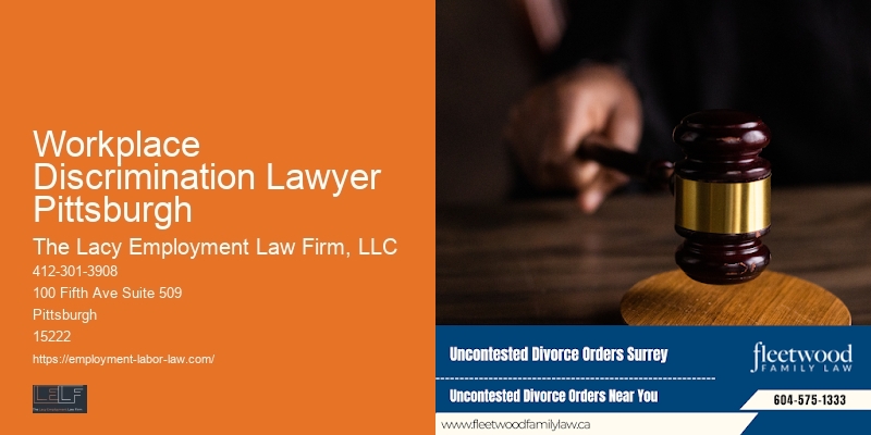 Workplace Discrimination Lawyer Pittsburgh