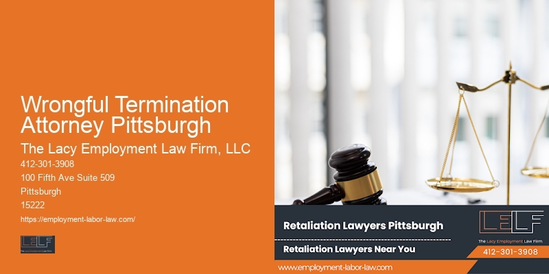 Wage and Hour Lawyer Wrongful Termination Attorney Pittsburgh