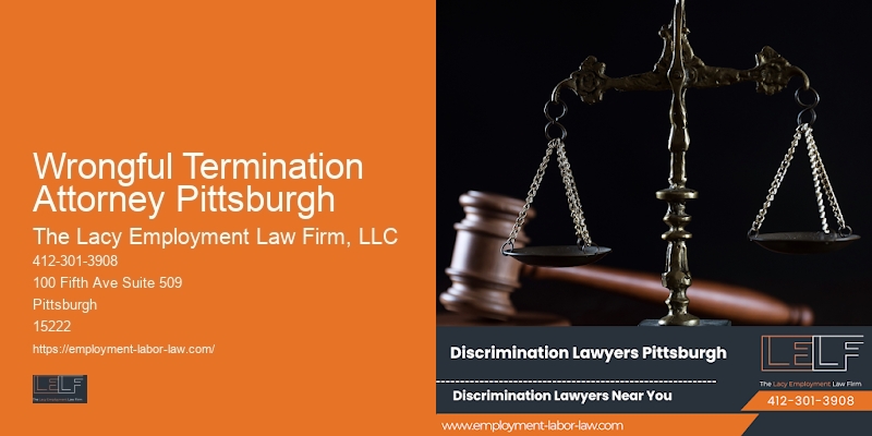 Wrongful Termination Attorney Pittsburgh Employment Law Statistics