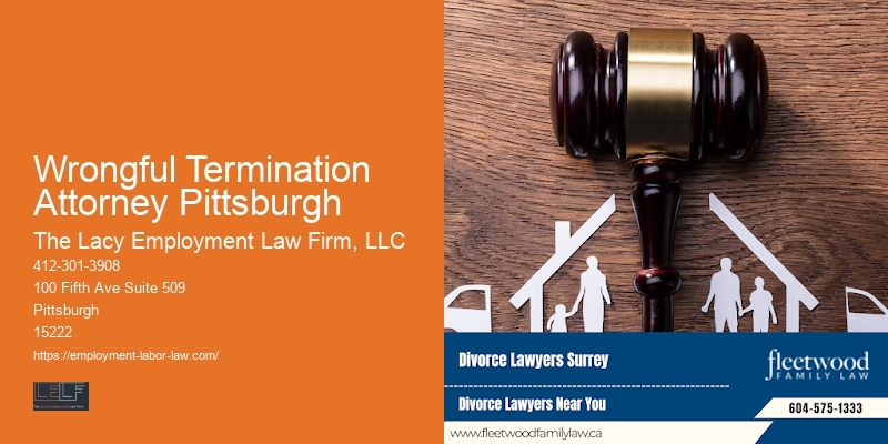 Wrongful Termination Attorney Pittsburgh