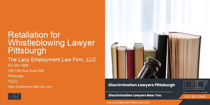 Retaliation for Whistleblowing Lawyer Pittsburgh