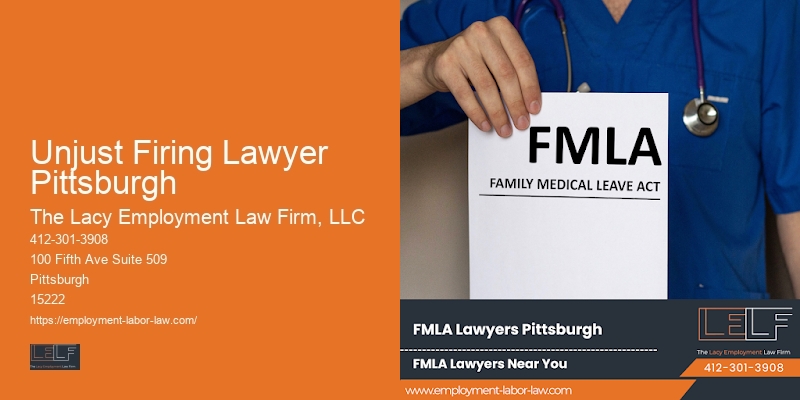 Unjust Firing Lawyer Pittsburgh