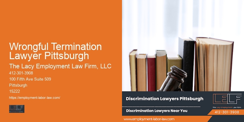 Wrongful Termination Lawyer Pittsburgh