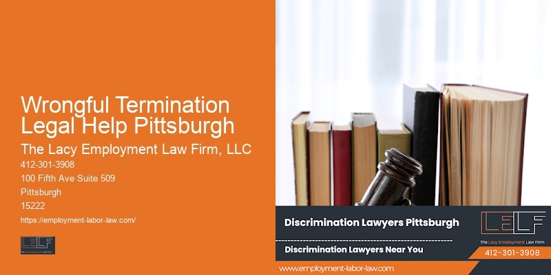 Wrongful Termination Legal Help Pittsburgh