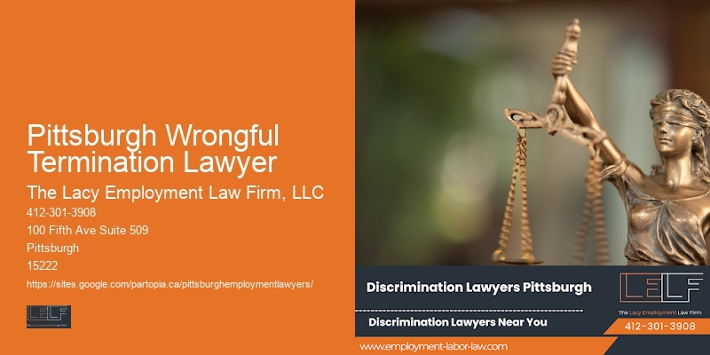 Pittsburgh Wrongful Termination Lawyer