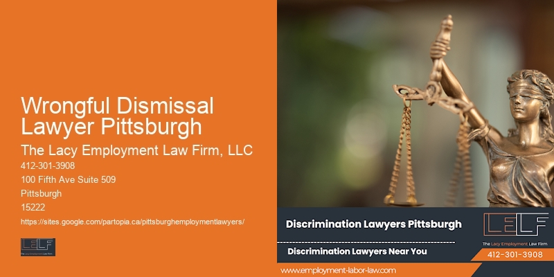Wrongful Dismissal Lawyer Pittsburgh