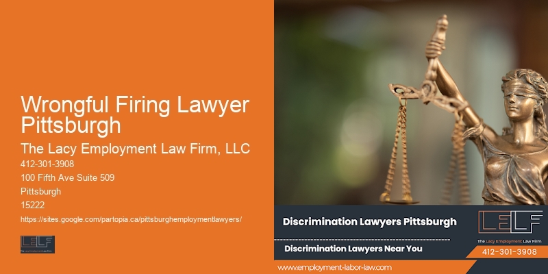 Wrongful Firing Lawyer Pittsburgh