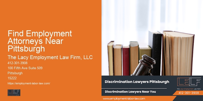 Find Employment Attorneys Near Pittsburgh