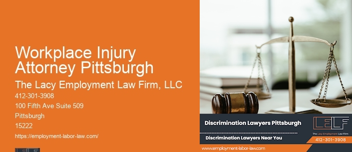 Workplace Injury Attorney Pittsburgh