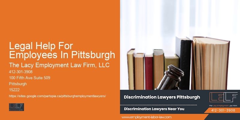Legal Help For Employees In Pittsburgh