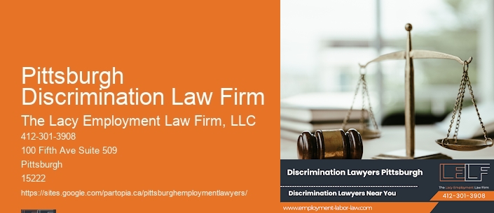 Pittsburgh Discrimination Law Firm